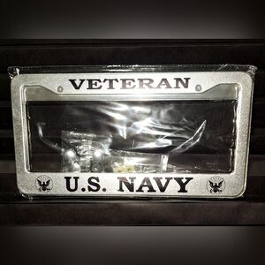 U.S. Navy Veteran License Plate Frame